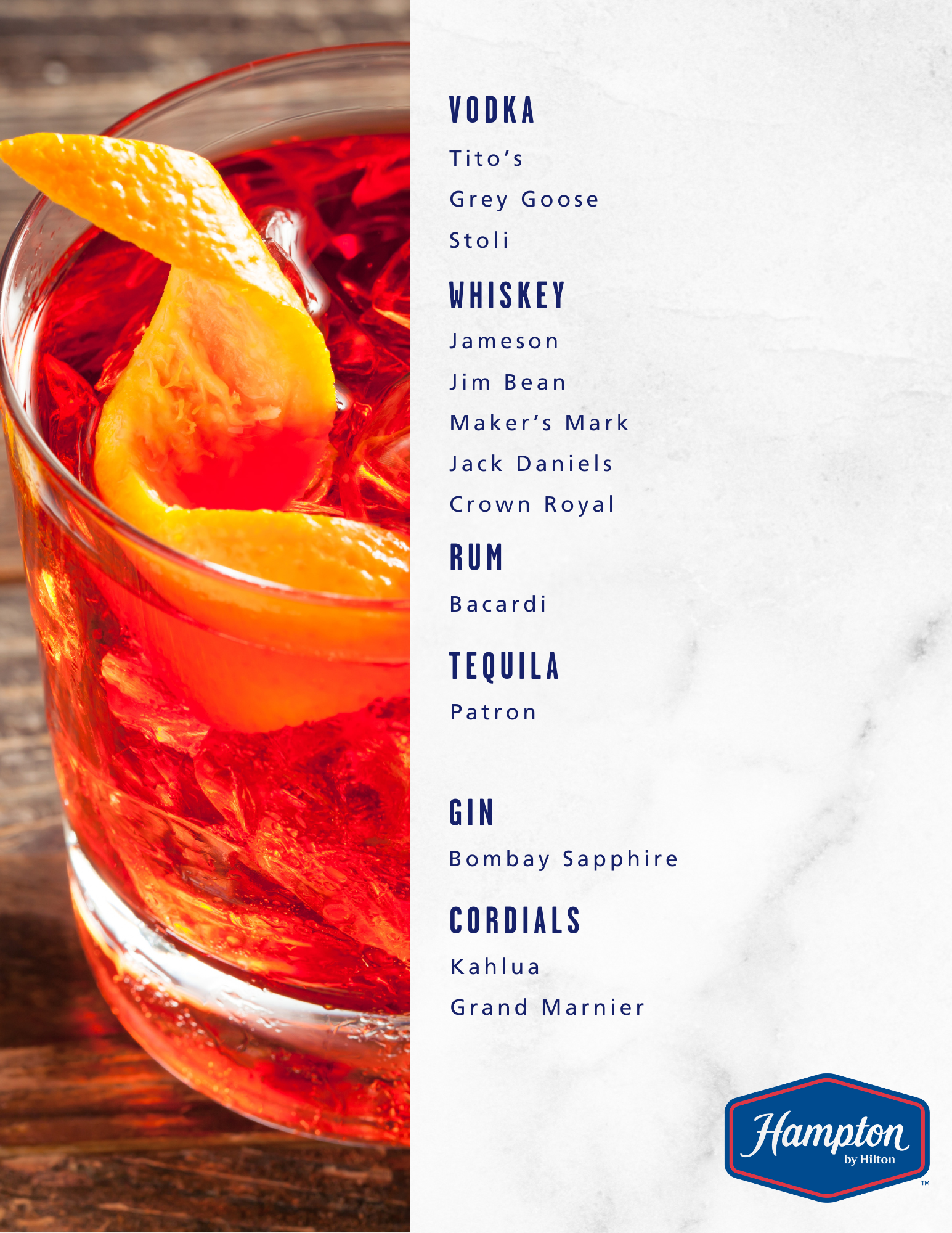 Spirits & Cordials