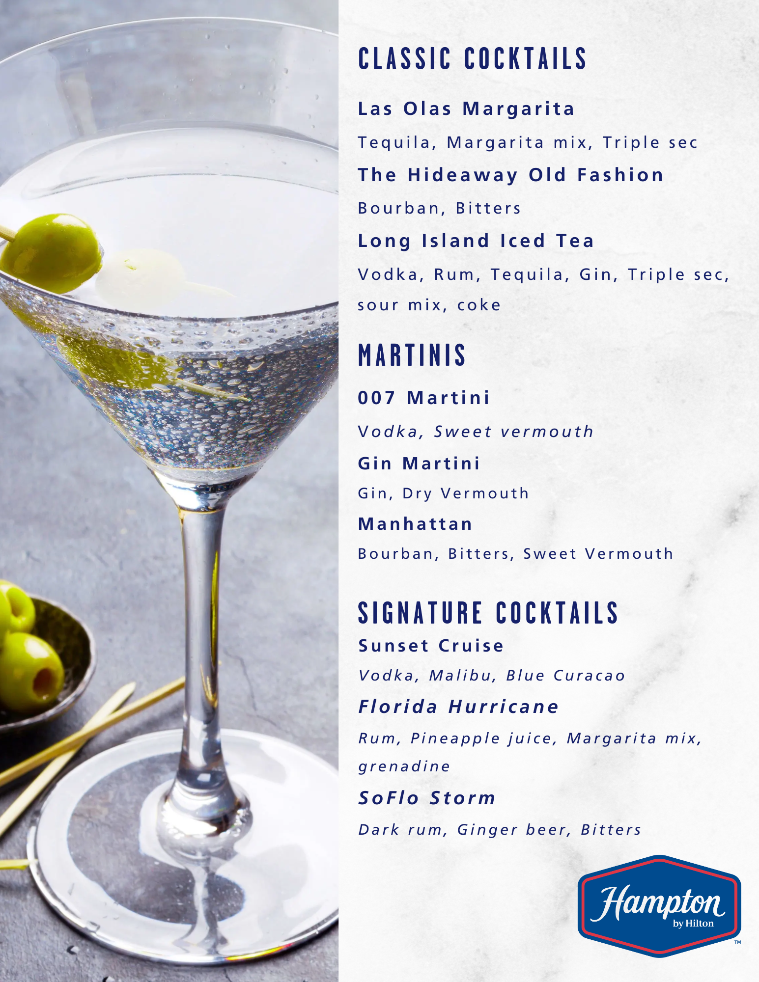 Cocktails & Signature Drinks